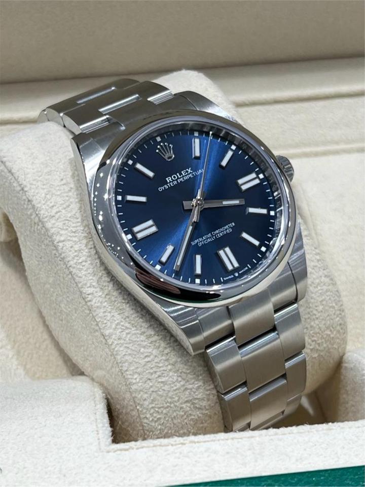 Rolex Oyster Perpetual 41mm Azul