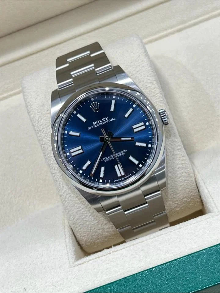 Rolex Oyster Perpetual 41mm Azul